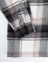 švarkas -marškiniai - „Oversized“ stiliaus - pilkas