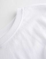 Bluză de corp cu mânecă lungă - Bumbac - Alb