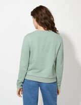 Trikotažinis megztinis - Vienspalviai - sviesiai zalias