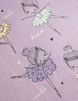 T-shirt - Glitterprint - lila