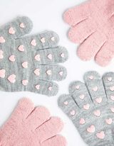 Handschoenen - Verpakking van 2 - grijs