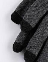 Kesztyű - Kötött ruha - sötétszürke