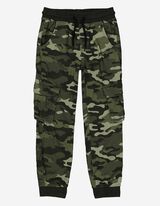 Pantaloni da jogging - Tasche applicate - verde chiaro
