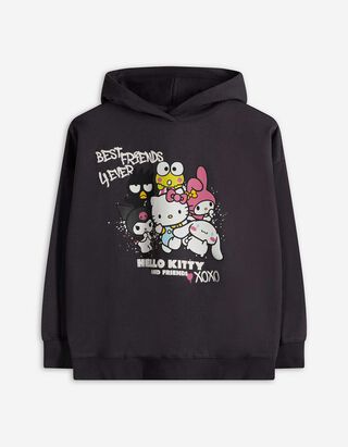 Hoodie - Hello Kitty - dunkelgrau