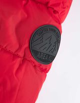 Zimska jakna - Uklonjivo ve&scaron;tačko krzno - tamno-crvena