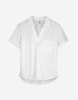 Blouse - Unicolore - blanc