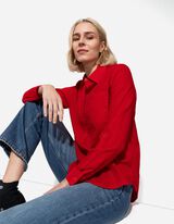 Blusa - Taschina sul petto - rosso