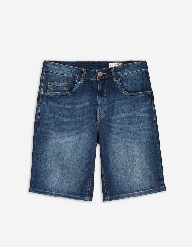 Bermude  - Straight Fit - Albastru inchis