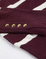 Maglione - Bottoni decorativi - lilla scuro