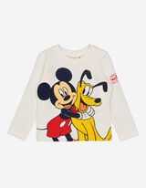Baby Langarmshirt - Mickey Mouse