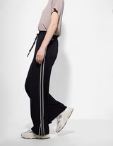 Palazzobroek - Galons - zwart