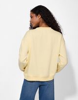 Sweatshirt - Toepassing - lichtgeel
