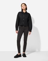 Jakna košulja - Imitacija antilopa - crna