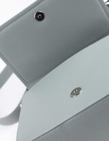 Borsa a tracolla - Similpelle - turchese