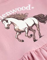 Šaty - Potlač - pink