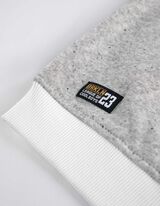 Pulover s kapuco - Prevelik kroj - svetlo siva