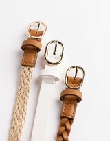 G&uuml;rtel - Dornschlie&szlig;e - hellbraun