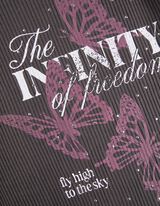 Maglia a manica lunga - Stampa frontale - grigio scuro