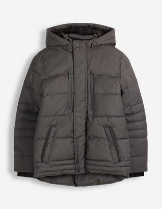 Veste d'hiver - D&eacute;perlant - gris fonc&eacute;