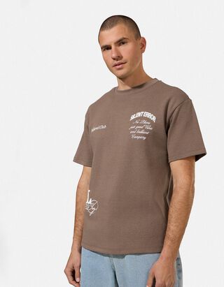 T-Shirt - Relax Fit - braun