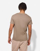 T-Shirt - Print - hellbraun