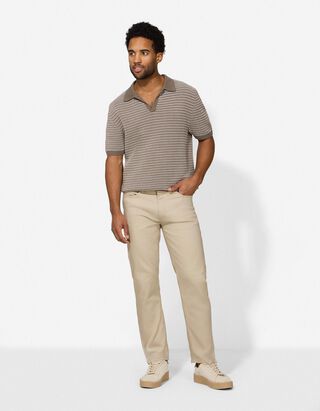 Hose - Straight Fit - dunkelblau