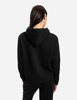 Mikina s kapucňou - Regular Fit - cierna