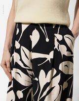 Broek - Print all-over - Zwart