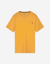 T-shirt - Borstzak - donkergeel