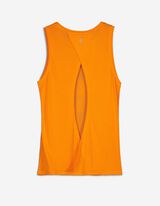 koszulka bez rękaw&oacute;w - materiał oddychający - pomaranczowy