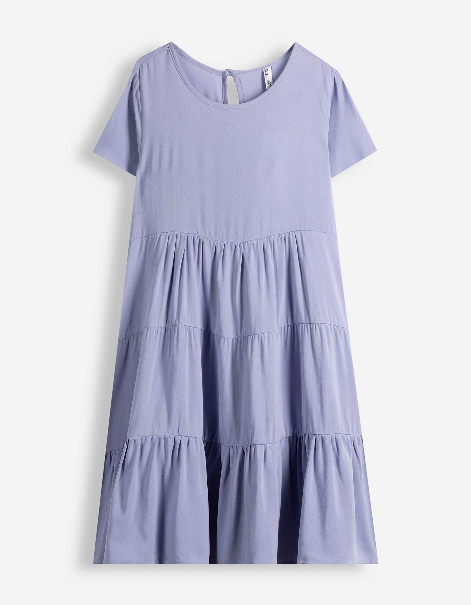 Kleid - Soft-Touch - Hellblau