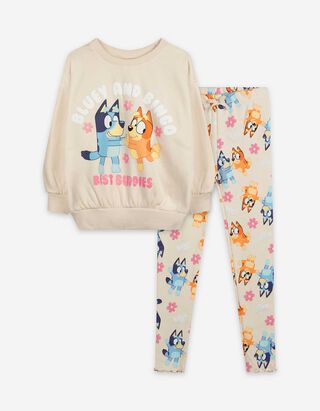 Set trička a kalhot  - Bluey - béžová