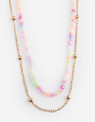 Kette - 2er-Pack - goldfarben