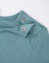 Majica dugih rukava - Prednja štampa - plava