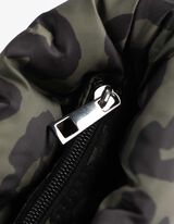 Táska - Párducmintás - sötétzöld