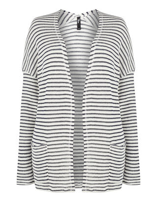 Damen Cardigan mit Streifenmuster