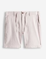 Short - Vaste pijpomslag - beige