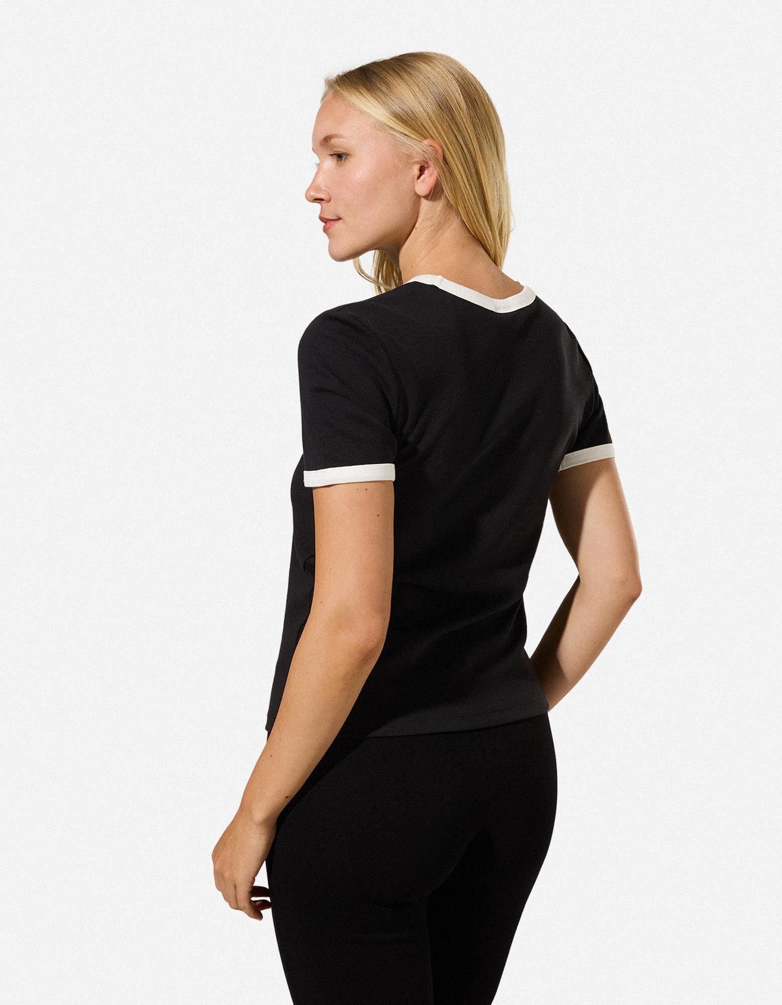 T-shirt - Borduursel - Zwart
