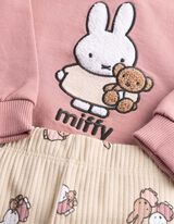 Souprava mikina a leg&iacute;ny - Miffy - Růžov&aacute;