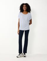 T-shirt - Ademend - Lichtblauw