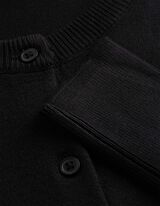 Strickjacke - Feinstrick - Schwarz
