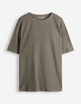 T-Shirt - einfarbig - Taupe