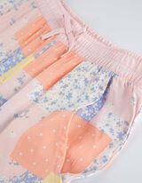 Kelnės - Gėlių raštai - sviesiai rozinis