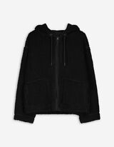 Veste molletonnée - Peluche - Noir