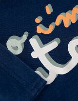 Body manica lunga - Stampa - blu scuro