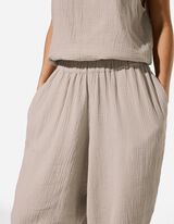Broek - Mousseline - Beige
