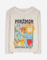Langarmshirt - Pokémon - weiß