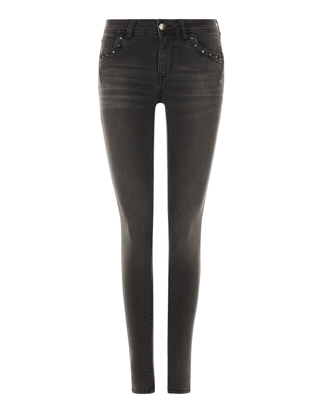 Damen Jegging Fit Jeans im Stone Washed Look