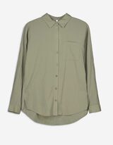 Camicia blusata - Oversized Fit - verde scuro