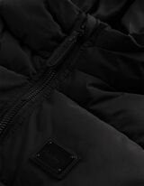 Weste - Kapuze - schwarz